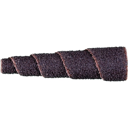 Pferd 1/2" x 2" Cartridge Roll, 1/8" AH - Full Taper, Aluminum Oxide 60 Grit 41837